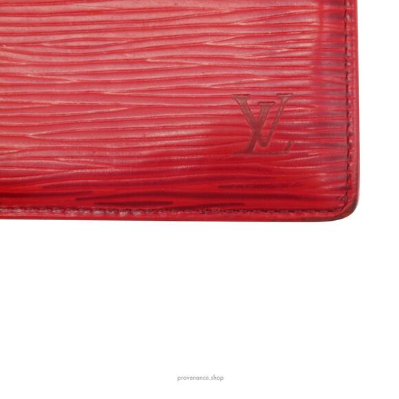 🔴 Louis Vuitton Marco Wallet - Red Epi Leather - Picture 6 of 11